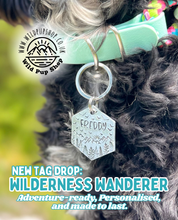 Load image into Gallery viewer, Wilderness Wanderer • Personalised ID Tag / Keyring