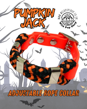 Load image into Gallery viewer, Pumpkin Jack - Adjustable Rope Collar