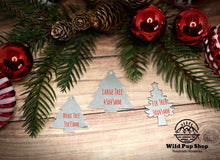 Load image into Gallery viewer, Christmas Tree • Personalised ID tag / Keyring