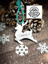 Load image into Gallery viewer, Snowflakes Reindeer Christmas Decoration