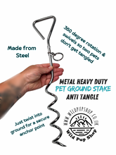 Load image into Gallery viewer, Heavy Duty Pet Ground Stake
