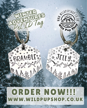 Load image into Gallery viewer, Winter Adventures • Personalised ID Tag / Keyring