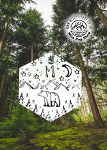 Load image into Gallery viewer, Bear Trail • Personalised ID Tag / Keyring