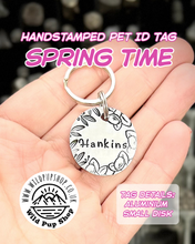 Load image into Gallery viewer, Spring Daffodils • Personalised ID Tag / Keyring