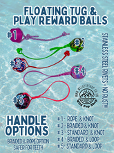 Load image into Gallery viewer, EVA Floating Tug and Play Reward Ball - Large 3.5" (9cm)