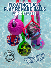 Load image into Gallery viewer, EVA Floating Tug and Play Reward Ball - Large 3.5" (9cm)