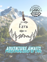 Load image into Gallery viewer, Adventure Awaits • Pet ID Tag / Keyring