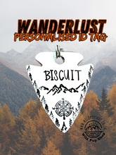 Load image into Gallery viewer, Wanderlust • Pet ID Tag / Keyring