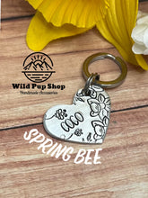 Load image into Gallery viewer, Spring Bee • Personalised ID Tag / Keyring
