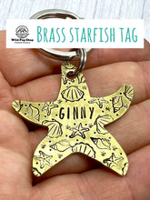 Load image into Gallery viewer, Starfish Wishes • Personalised Pet ID tag / Keyring

