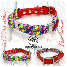 Load image into Gallery viewer, Rainbow - Adjustable Rope Collar