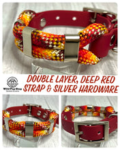Load image into Gallery viewer, Autumn Leaves - Adjustable Rope Collar