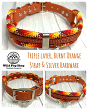 Load image into Gallery viewer, Autumn Leaves - Adjustable Rope Collar