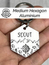 Load image into Gallery viewer, Lost Meadows • Personalised Pet ID Tag / Keyring