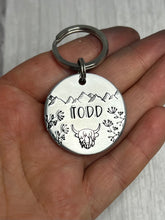 Load image into Gallery viewer, Highland Cow • Personalised Pet ID Tag / Keyring