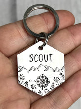 Load image into Gallery viewer, Lost Meadows • Personalised Pet ID Tag / Keyring