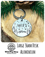 Load image into Gallery viewer, MOUNTAIN STARS • Pet ID Tag / Keyring