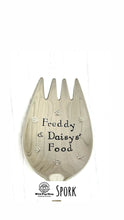 Load image into Gallery viewer, Personalised Pet Spoon • Fork, Spork, Teaspoon Table Spoon, dogs dinner, Pet Cutlery, raw spoon, raw fed, wet dog food cat puppy stainless steel