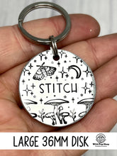 Load image into Gallery viewer, Luna Moth • Personalised Pet ID Tag / Keyring