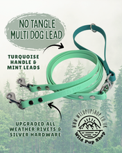 Load image into Gallery viewer, No Tangle Multi Dog Lead, Waterproof
