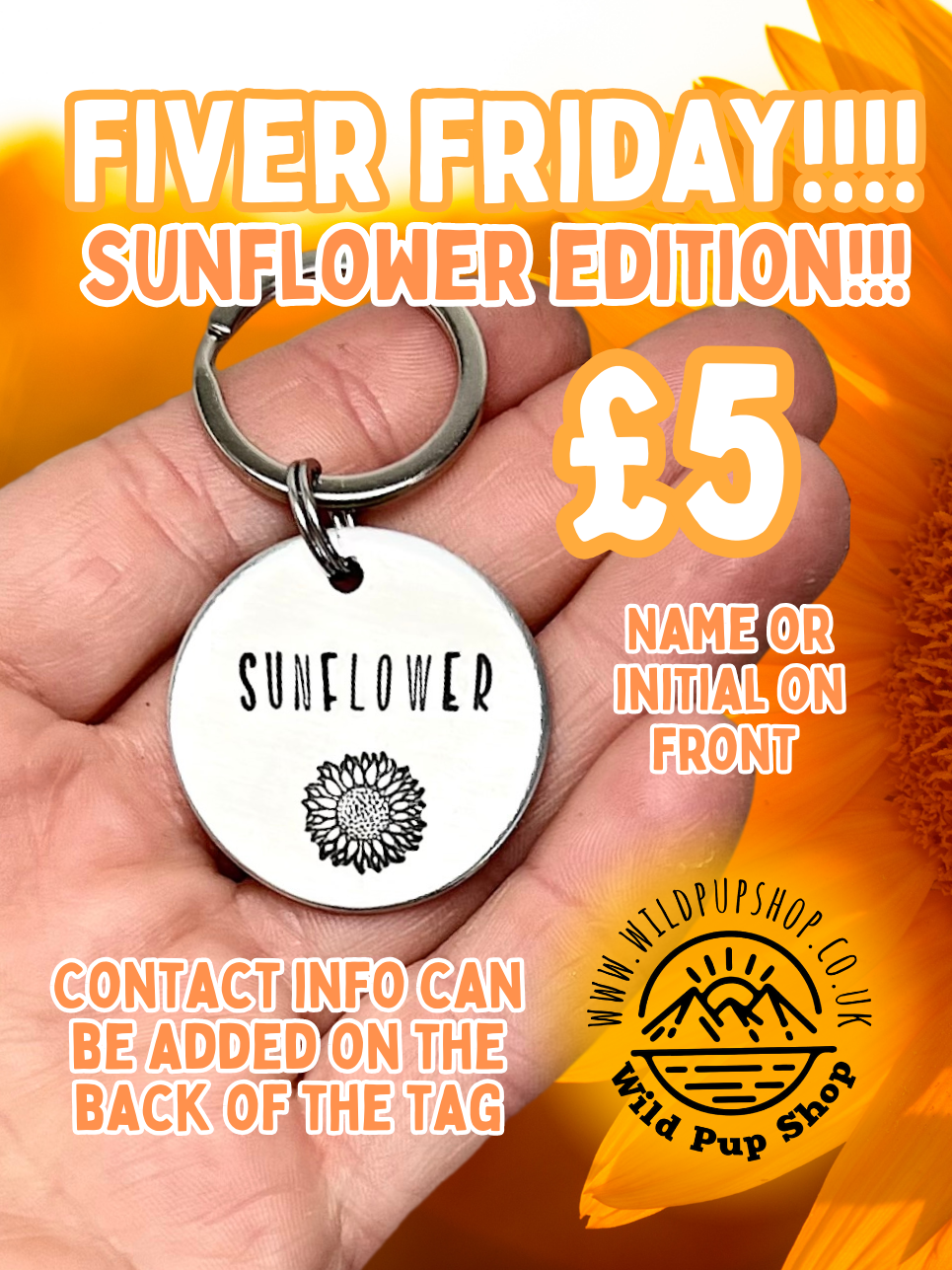 Fiver Friday - Sunflower Tag edition