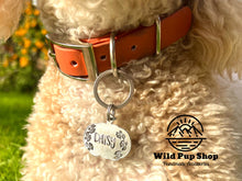 Load image into Gallery viewer, Oak leaves   • Personalised Pet ID Tag / Keyring
