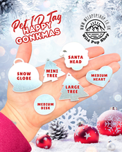 Load image into Gallery viewer, Happy Gonkmas • Personalised ID tag / Keyring
