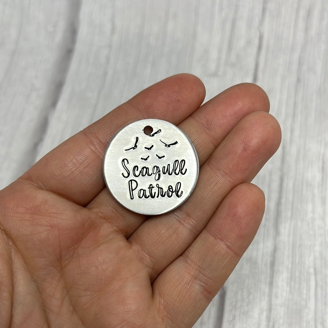 Seagull Patrol, Medium 31mm Aluminium Disk, Discounted Sample Tag, Personalised back only