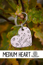 Load image into Gallery viewer, Mushroom Leaves • Personalised Pet ID Tag / Keyring
