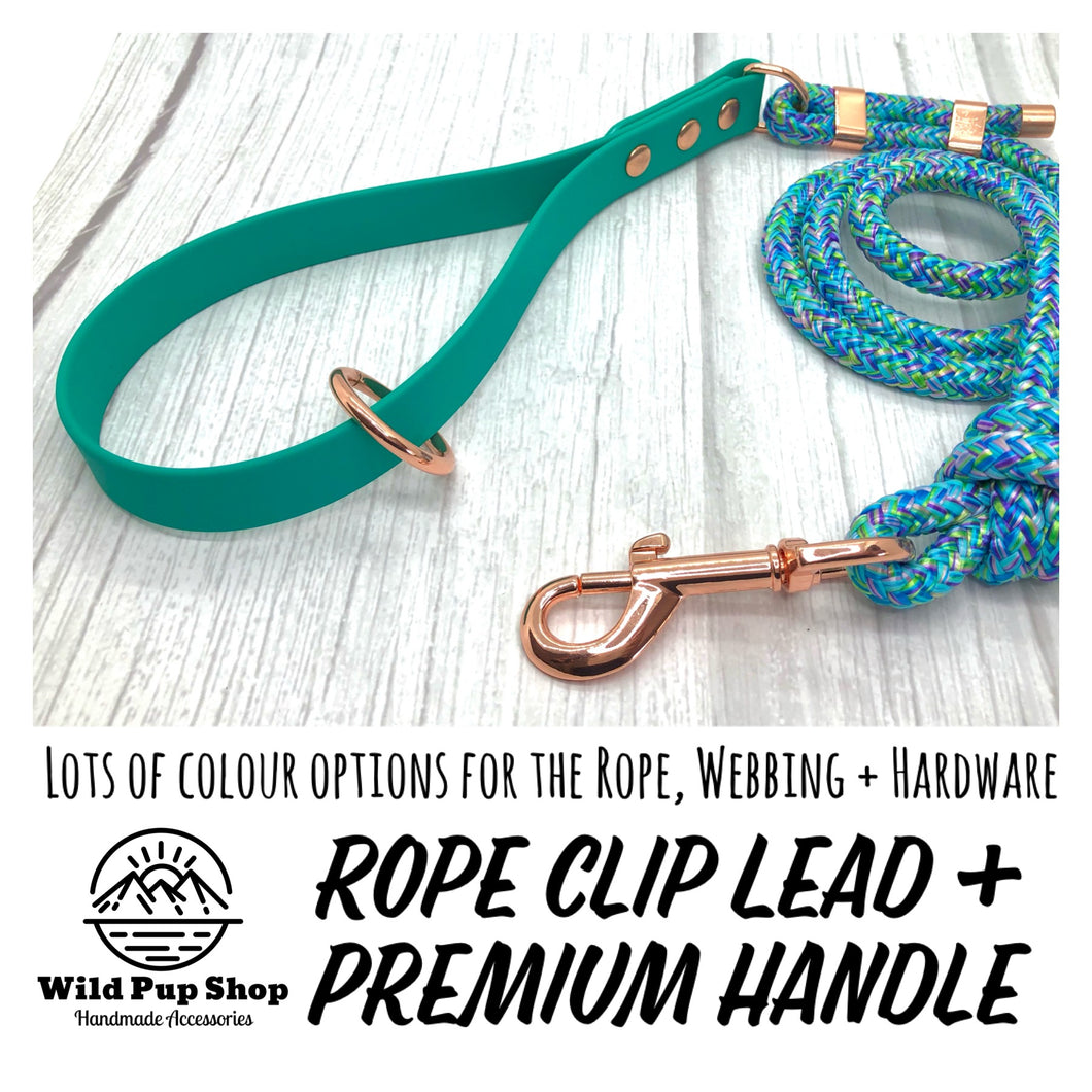 Deluxe Rope Clip Lead with Waterproof Handle